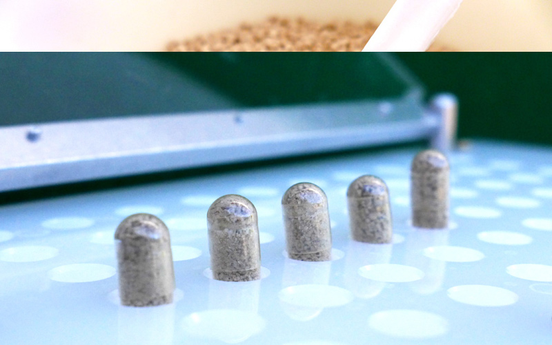 Verkapseln von Granulate